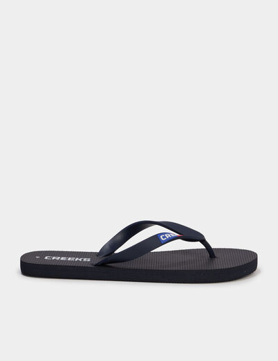 Tongs bleu marine homme