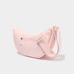Sac banane en bandouli&egrave;re rose pastel femme