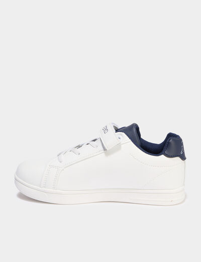 Tennis basses &agrave; scratchs Kappa ADENIS EV bleu gar&ccedil;on