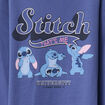T-shirt manches longues coton Stitch bleu fille