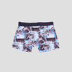 Lot 3 boxers coton bleu garçon