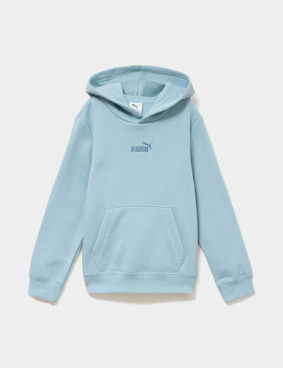 Sweat hoodie 1 poche Puma vert gar&ccedil;on
