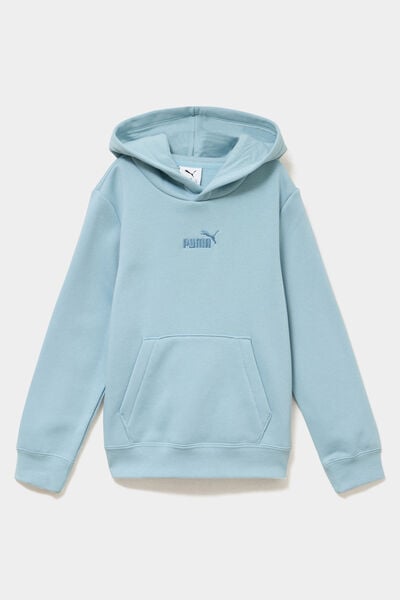Sweat hoodie 1 poche Puma vert gar&ccedil;on