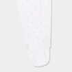 Lot 2 pantalons naissance coton blanc b&eacute;b&eacute;