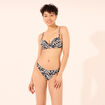 Haut de maillot de bain push up armatur&eacute; noir femme