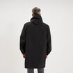 Parka imperm&eacute;able coupe-vent &agrave; capuche noir homme