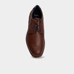Derbies &agrave; lacets marron homme