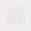 Ensemble pyjama pantalon t-shirt coton rose poudrée fille