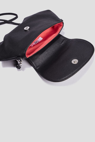 Sac besace noir femme