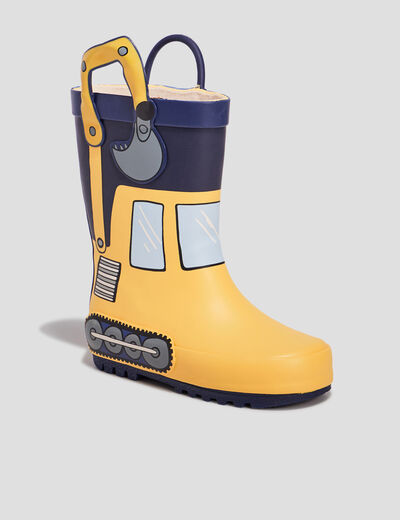 Bottes de pluie jaune garçon