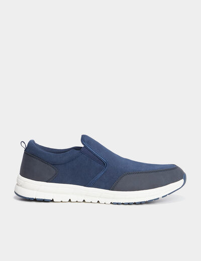 Loafer effet similicuir bleu marine homme