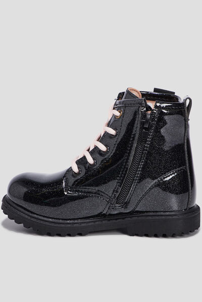 Bottines vernies Minnie noir fille