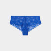 Shorty en dentelle bleu electrique femme