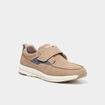 Chaussures bateau &agrave; scratchs sable homme