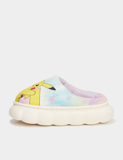 Chaussons mules Pokémon Pikachu multicolore fille
