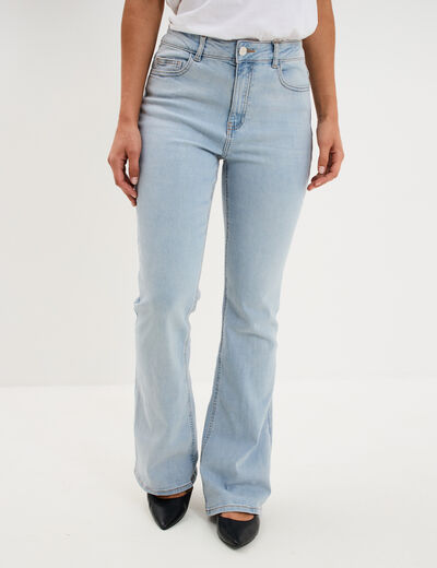 Jeans flare 5 poches denim double stone femme