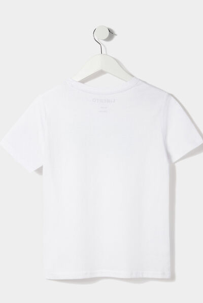 T-shirt Liberto blanc garçon