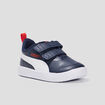 Tennis à scratchs Puma Courtflex bleu marine bébé garçon