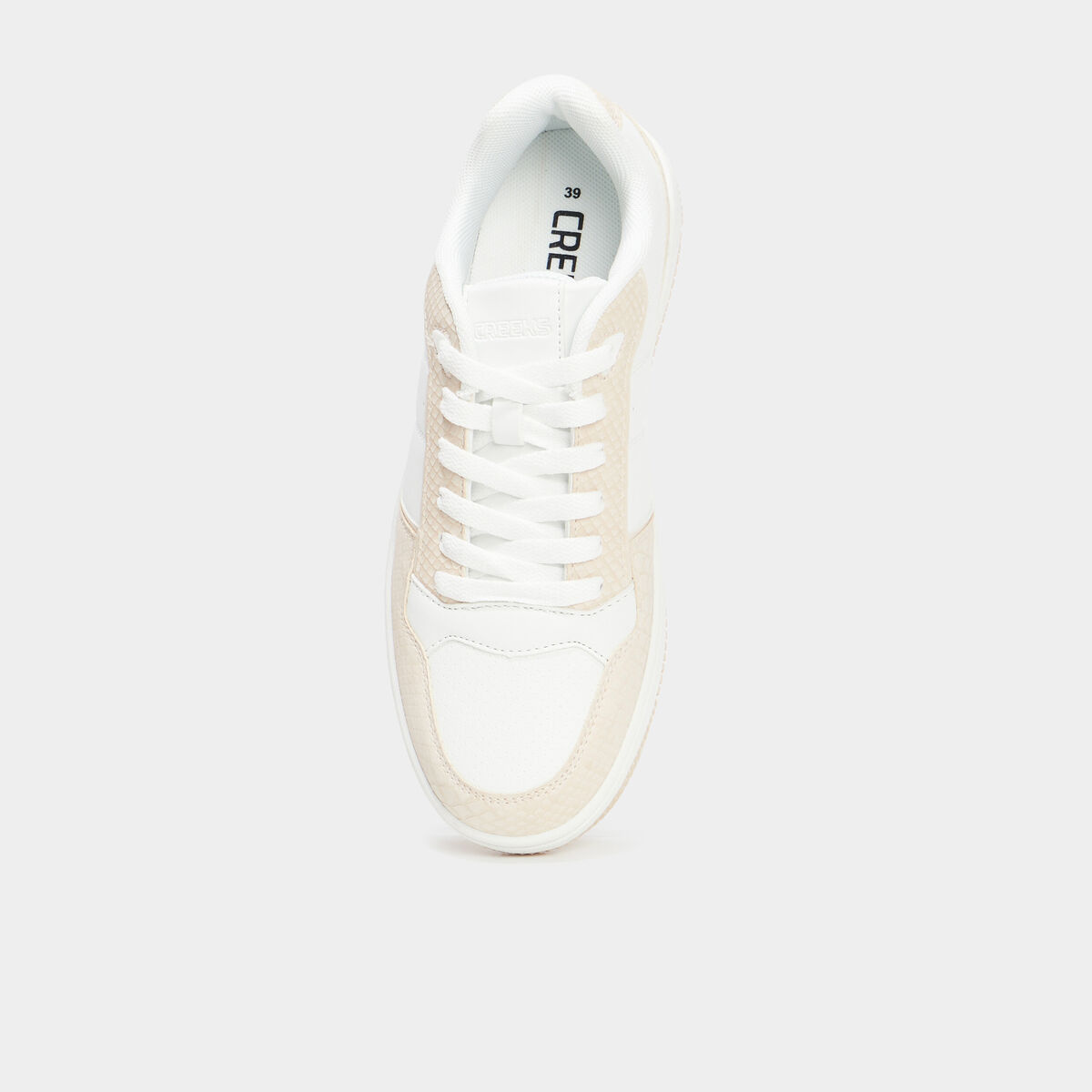 Tennis basses semelle épaisse Creeks rose femme