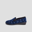 Chaussons emboîtants bleu marine femme