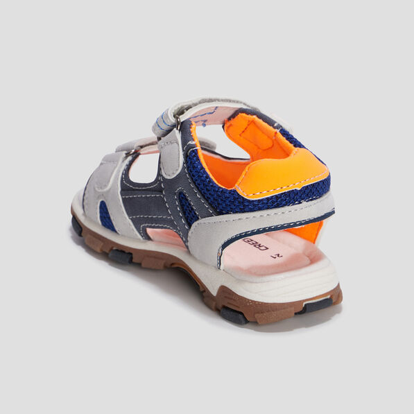 Sandales à scratchs Creeks multicolore bébé garçon