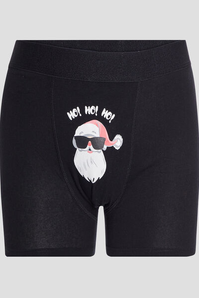 Boxer de Noël noir homme