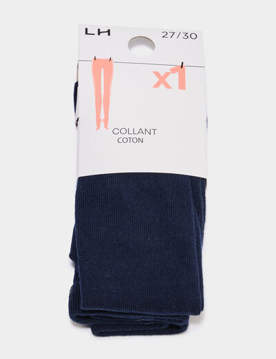 Collants bleu marine fille
