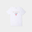 T-shirt manches courtes allaitement blanc femme maternité