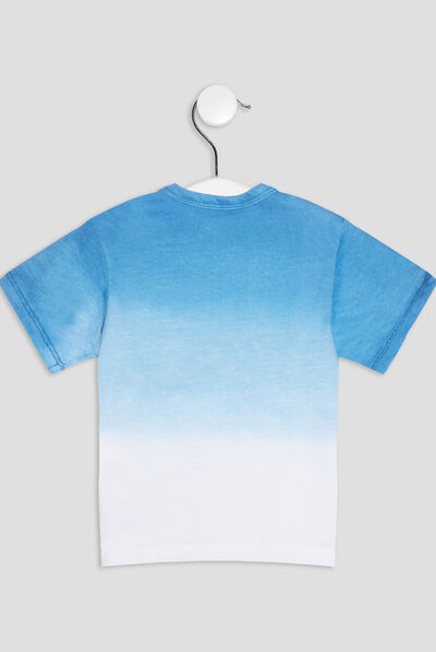 T-shirt manches courtes Creeks bleu bébé garçon