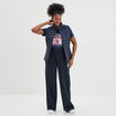 Pantalon de jogging large Creeks bleu marine femme