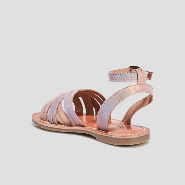 sandales en cuir creeks rose fille Sandales en cuir Creeks rose fille