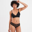 Soutien-gorge triangle paddé noir femme