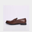 Mocassins à bout rond marron homme