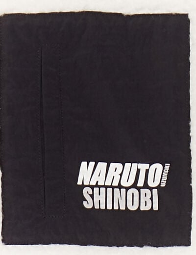 Gilet zippé capuche effet mouton Naruto ivoire garçon
