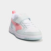 Tennis basses &agrave; scratchs Puma REBOUND V6 vert pastel fille