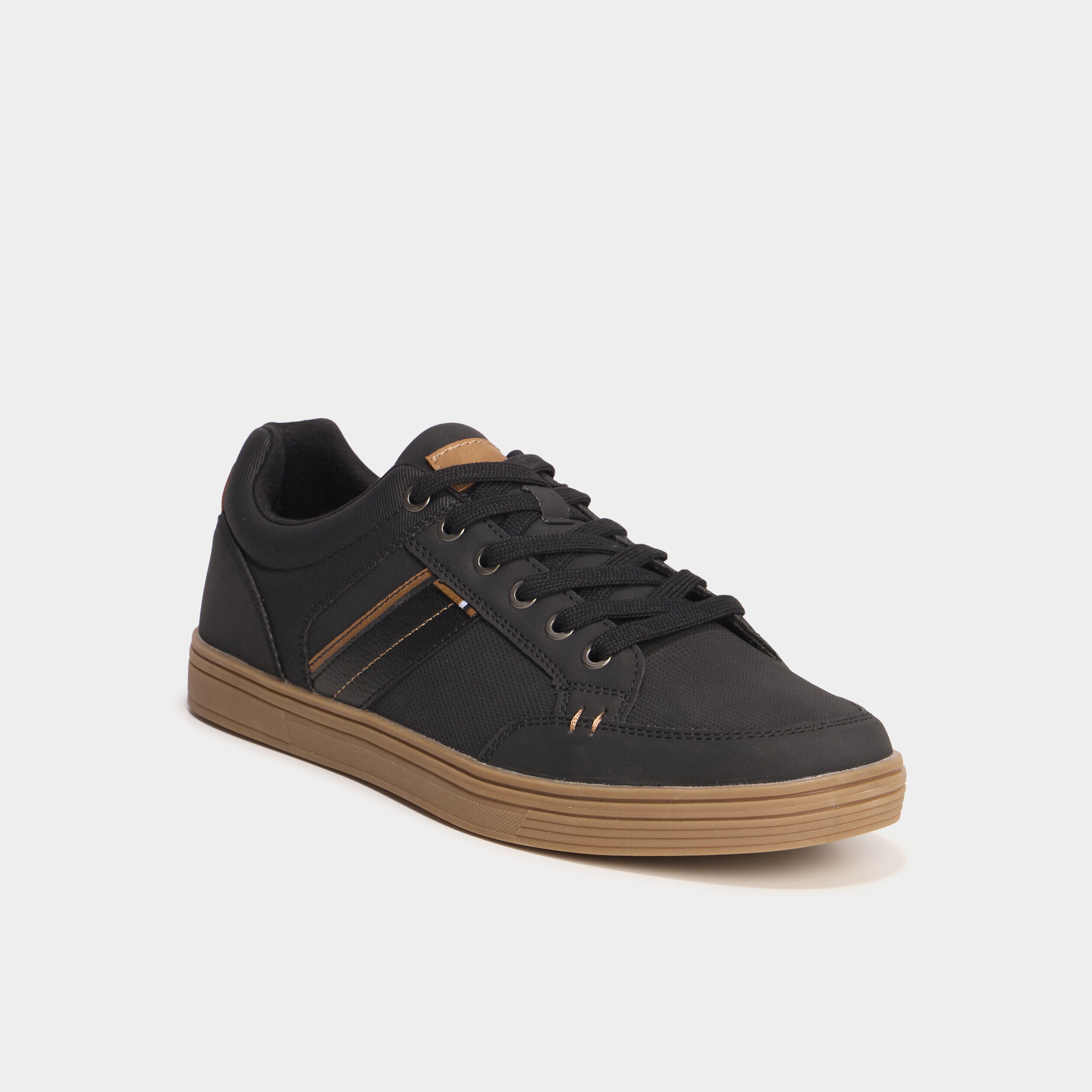 Tennis basses à lacets noir homme CREEKS