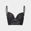Soutien-gorge bustier noir femme