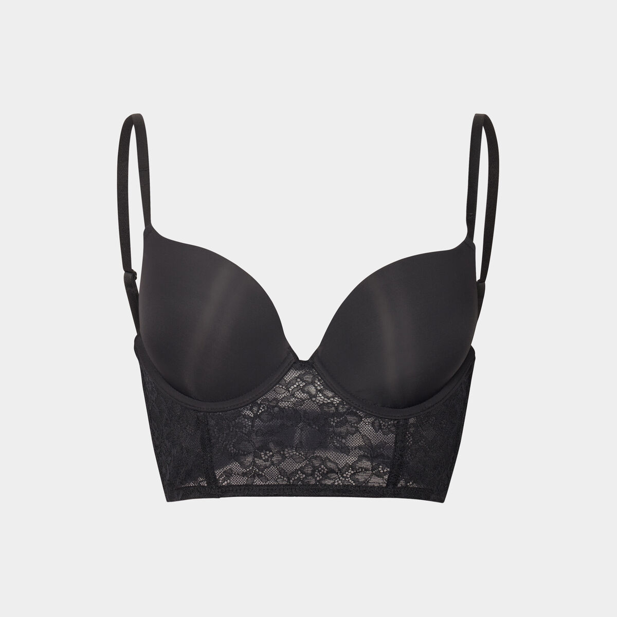 Soutien-gorge bustier noir femme