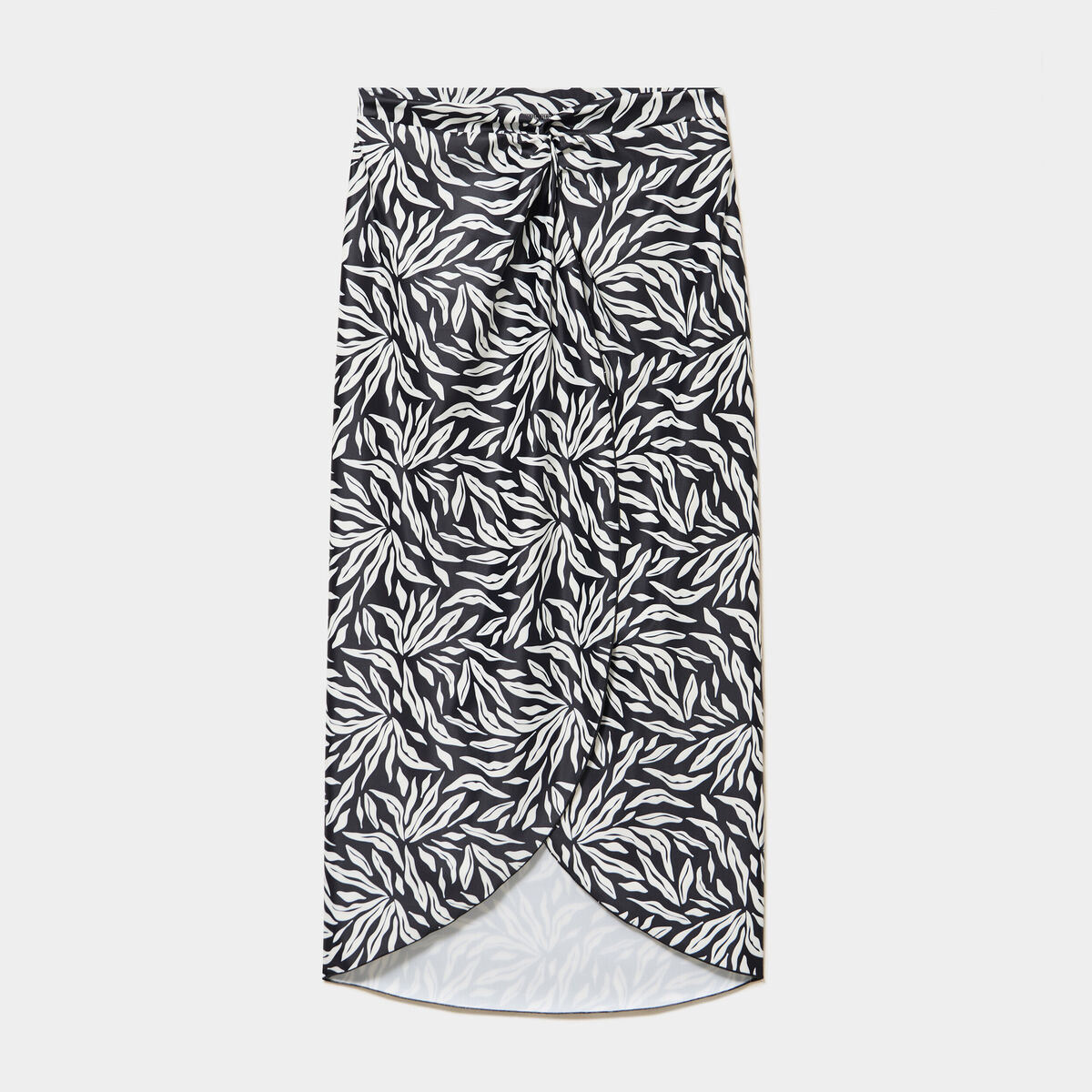 Jupe par&eacute;o de plage noir femme