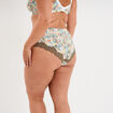 Shorty microfibre blanc femme grande taille