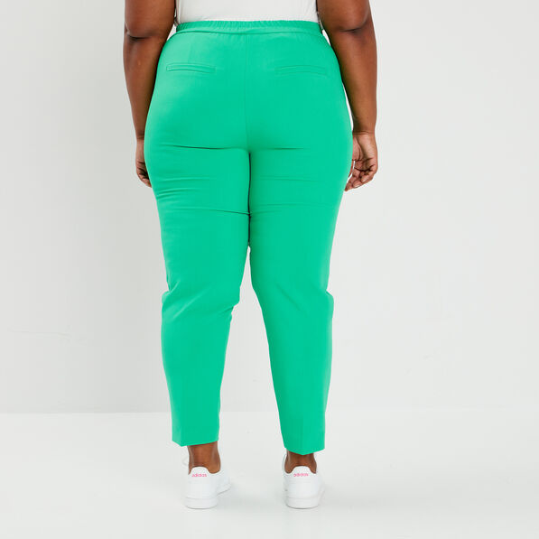 pantalon tailleur carotte vert menthe femmegt Pantalon tailleur carotte vert menthe femme grande taille