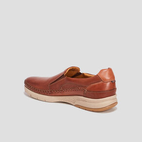 Mocassins Walking Confort marron homme
