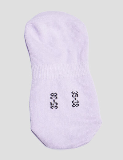 Lot 5 paires chaussettes invisibles multicolore femme