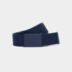 Ceinture ajustable effet toile bleu marine homme
