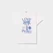 T-shirt manches courtes col rond Creeks blanc femme