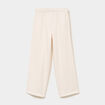 Pantalon de jogging wide leg creme fille