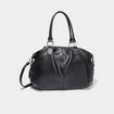 Sac &agrave; main avec bandouli&egrave;re amovible noir femme