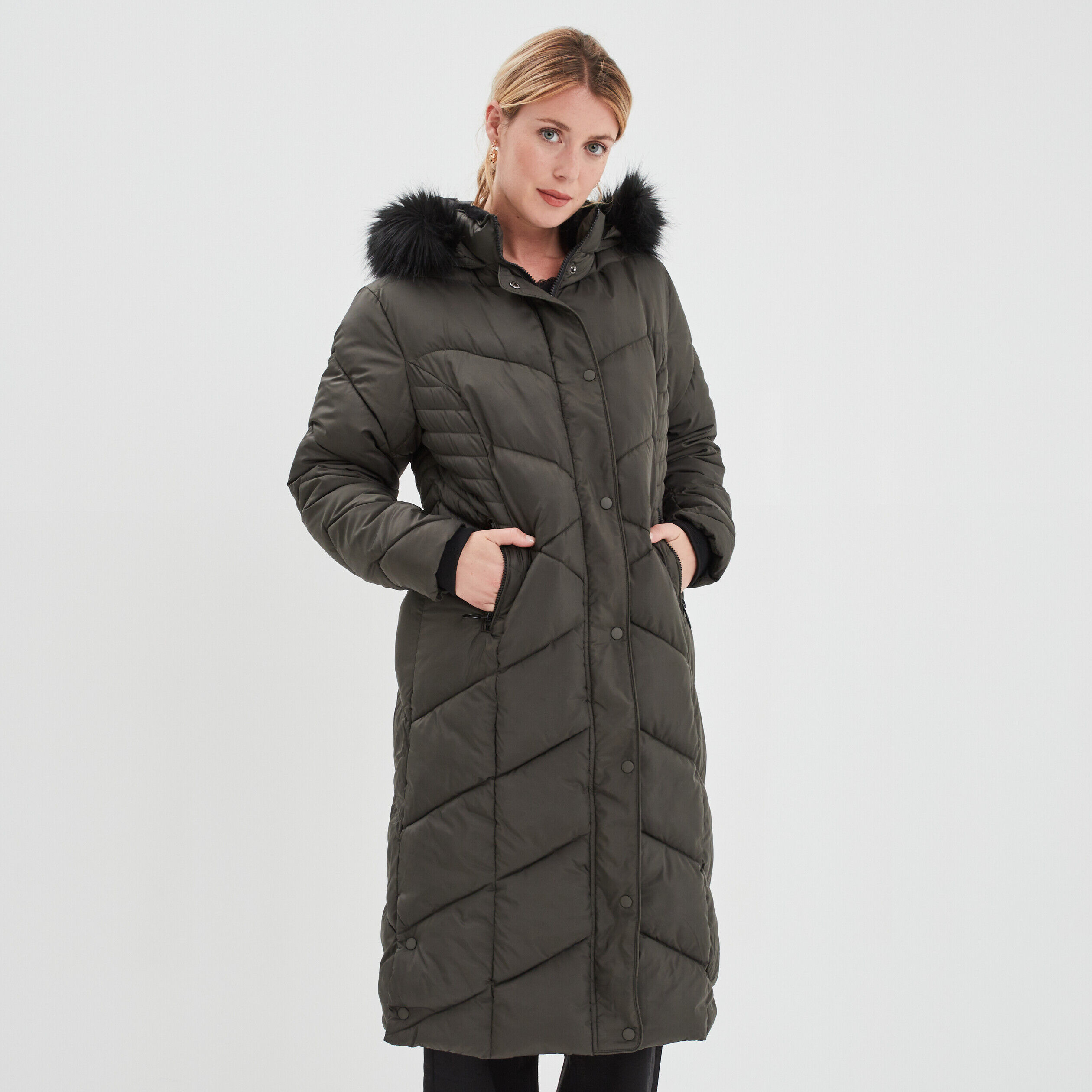 Doudoune longue femme pas cher chaudes et prix mini