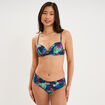 Haut de maillot de bain push up armatur&eacute; bleu p&eacute;trole femme