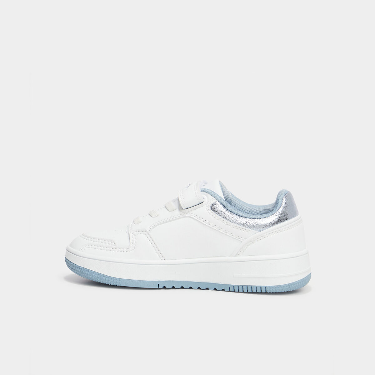 Tennis basses scratchs Champion Foil bleu fille